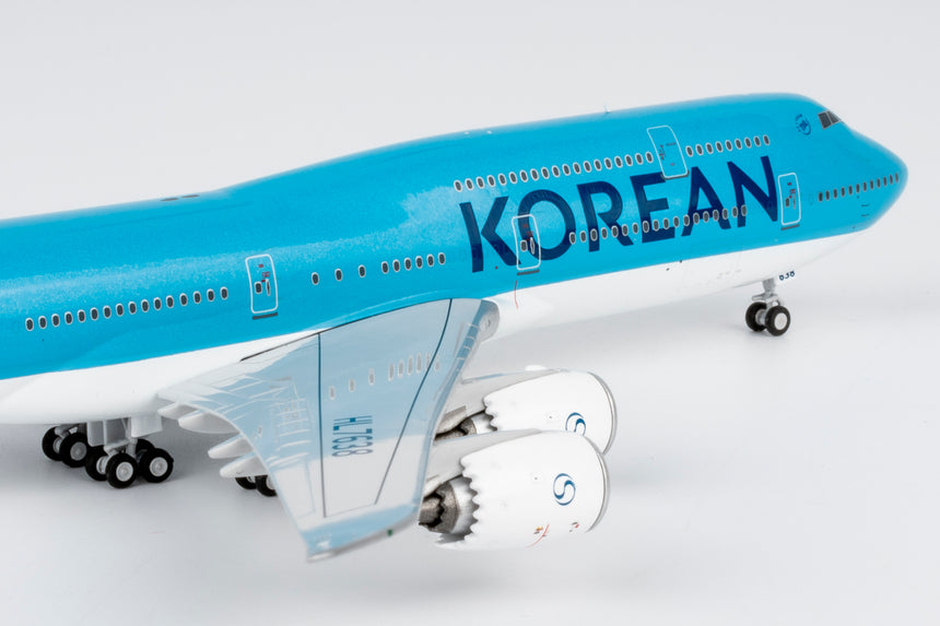 NG Models Korean Air (2025's livery) Boeing 747-8 HL7638 1/400 Aircraft Scale Model