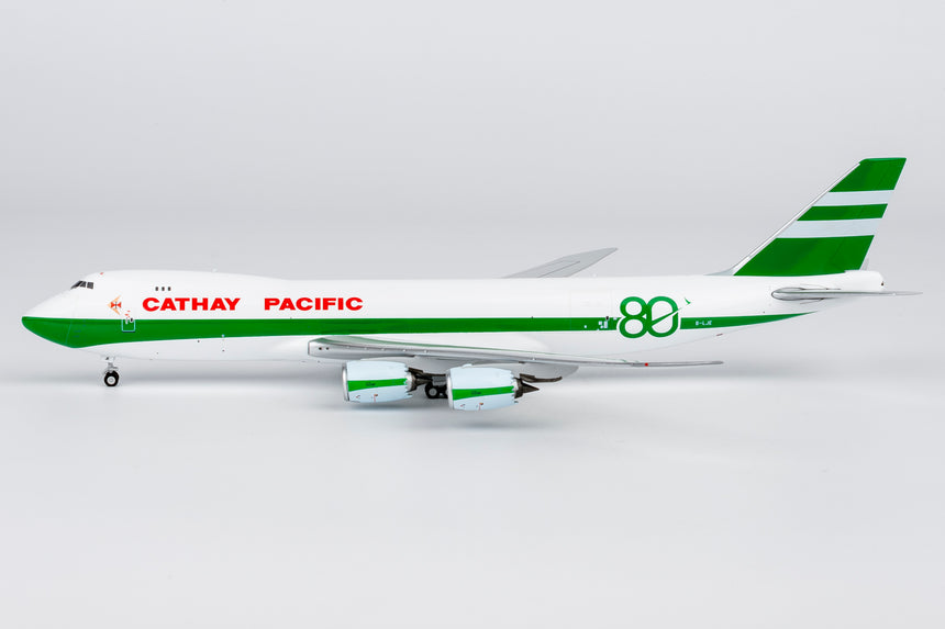 NG Models Cathay Pacific Airways Boeing 747-8F B-LJE (80 Years Anniversary Retro Livery) (Ultimate) 1/400 Aircraft Scale Model