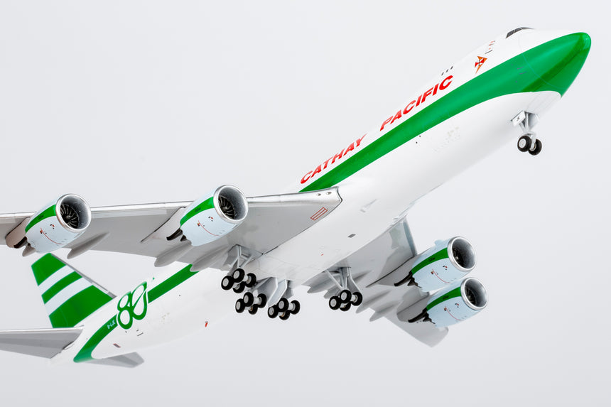 NG Models Cathay Pacific Airways Boeing 747-8F B-LJE (80 Years Anniversary Retro Livery) 1/400 Aircraft Scale Model