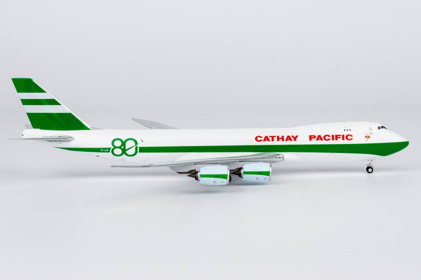 NG Models Cathay Pacific Airways Boeing 747-8F B-LJE (80 Years Anniversary Retro Livery) 1/400 Aircraft Scale Model