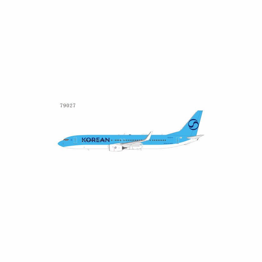 NG Models Korean Air (2025's livery) Boeing 737-900ER/w HL8273 1/400 Aircraft Scale Model