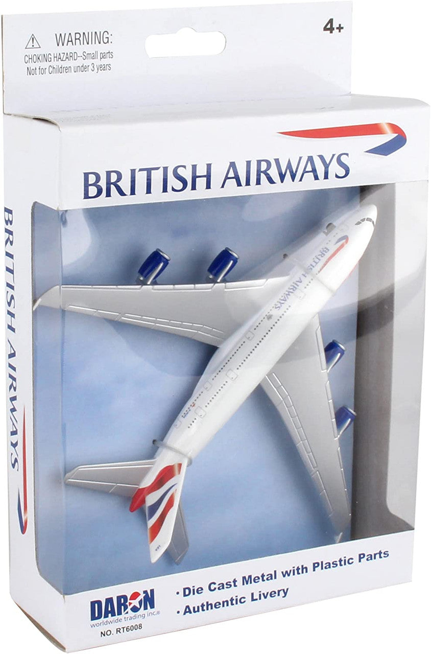 British Airways Airbus A380 Airplane Model Toy