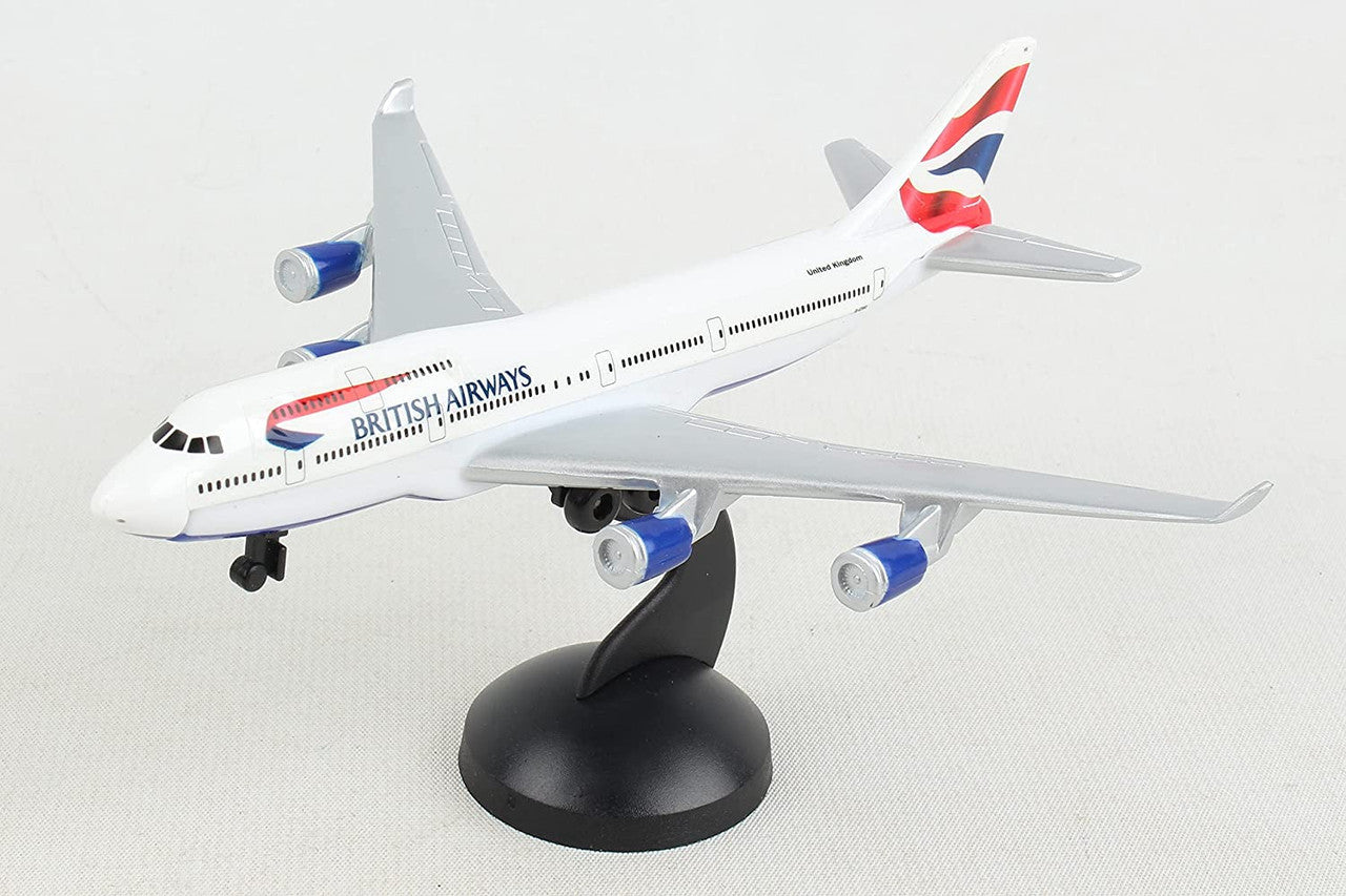 British Airways Boeing 747 Airplane Model Toy
