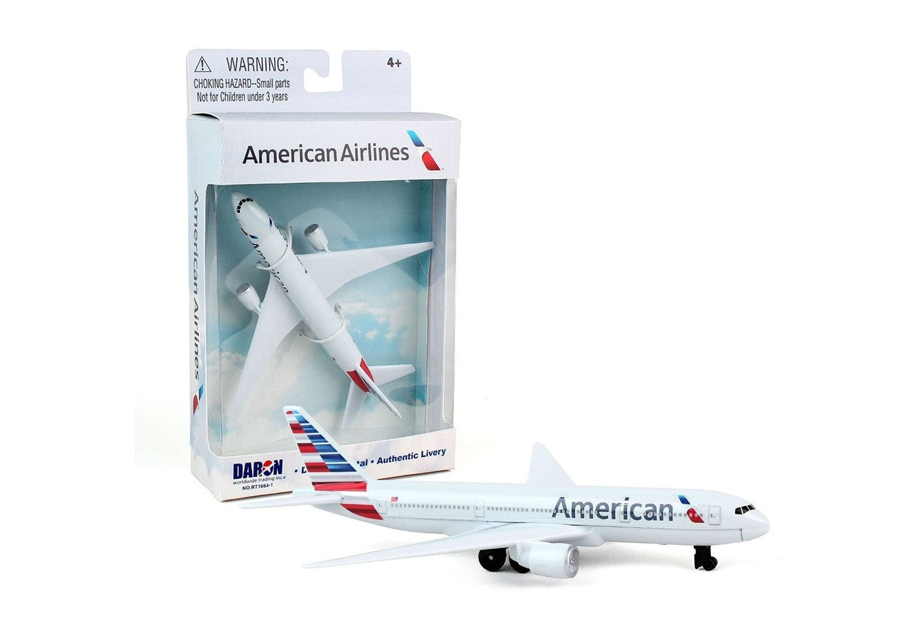 American Airlines Airplane Model Toy - Main Image
