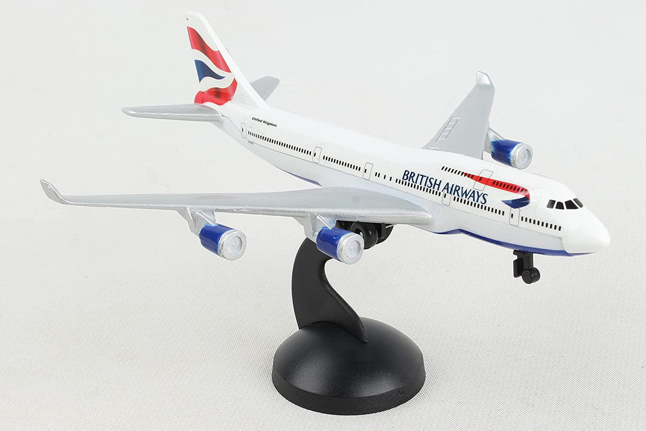 British Airways Boeing 747 Airplane Model Toy