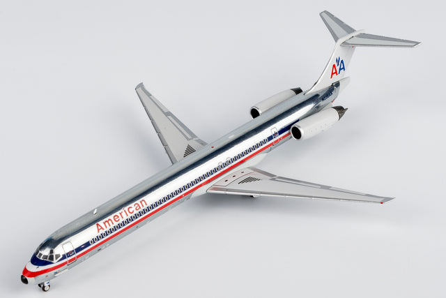 NG Models American Airlines (Black Nose Cone) McDonnell Douglas MD-82 N236AA 1/400 Aircraft Scale Model
