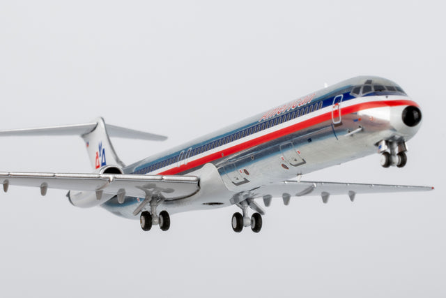 NG Models American Airlines (Black Nose Cone) McDonnell Douglas MD-82 N236AA 1/400 Aircraft Scale Model