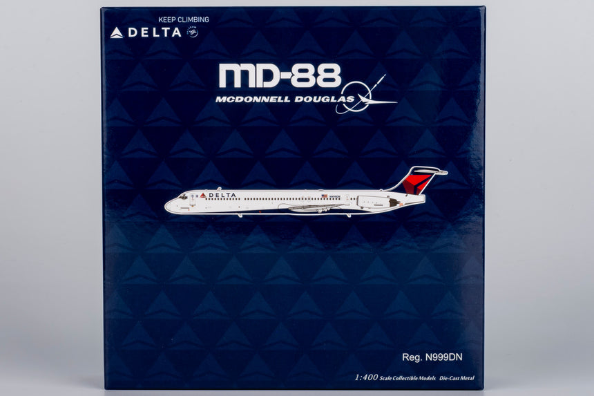 NG Models Delta Air Lines McDonnell Douglas MD-88 N999DN 1/400 Scale