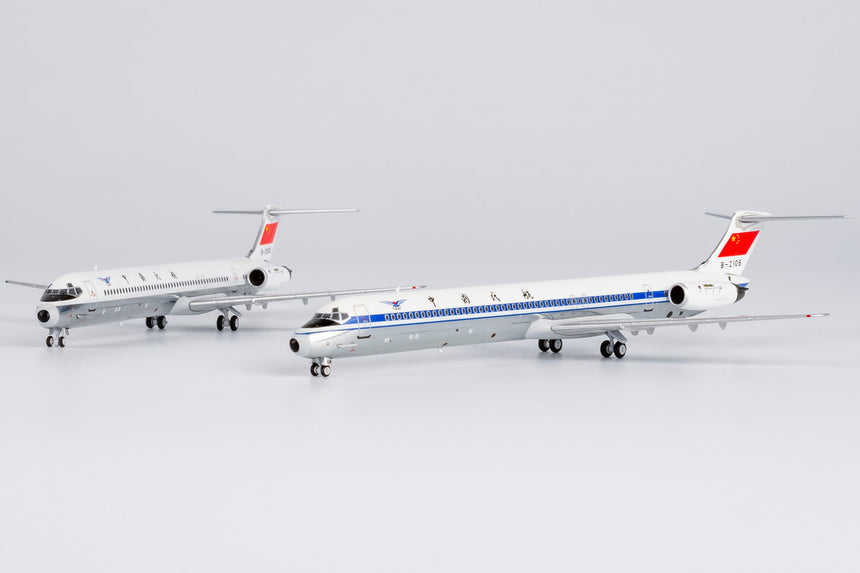 NG Models Civil Aviation Administration of China (CAAC) McDonnell Douglas MD-82 B-2109 (without cheatline; polished belly) 1/400 Scale