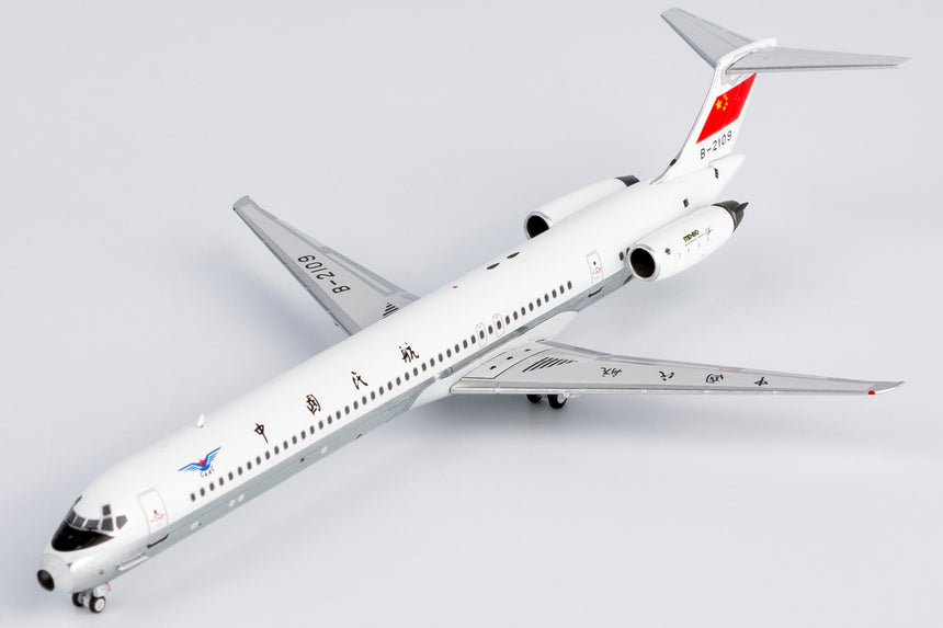 NG Models Civil Aviation Administration of China (CAAC) McDonnell Douglas MD-82 B-2109 (without cheatline; polished belly) 1/400 Scale
