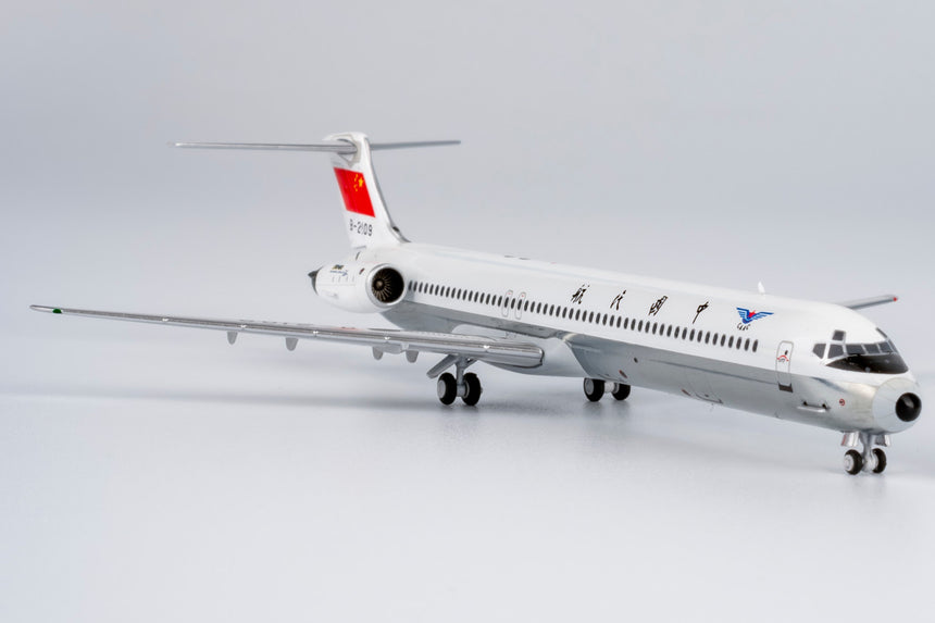 NG Models Civil Aviation Administration of China (CAAC) McDonnell Douglas MD-82 B-2109 (without cheatline; polished belly) 1/400 Scale