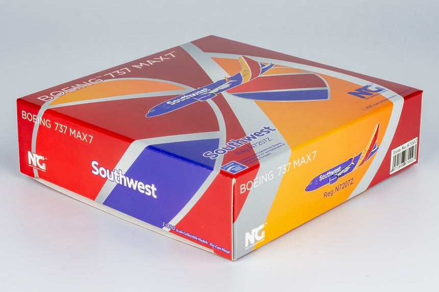 NG Models Southwest Airlines Boeing 737 MAX 7 N7207Z 1/400 Scale