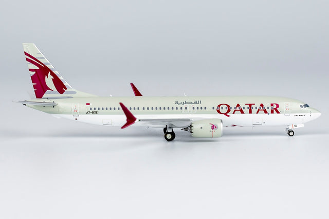 NG Model Qatar Airways Boeing 737 MAX 8 A7-BSE 1/400 Aircraft Scale Model