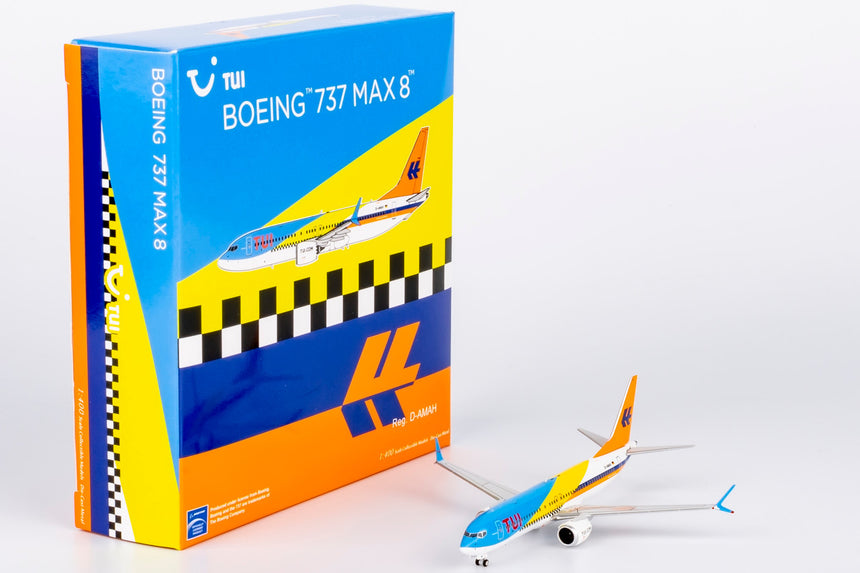 NG Models TUI "Fuerteventura" in the TUI 50 Years Livery Boeing B737 MAX 8 D-AMAH 1/400 Scale