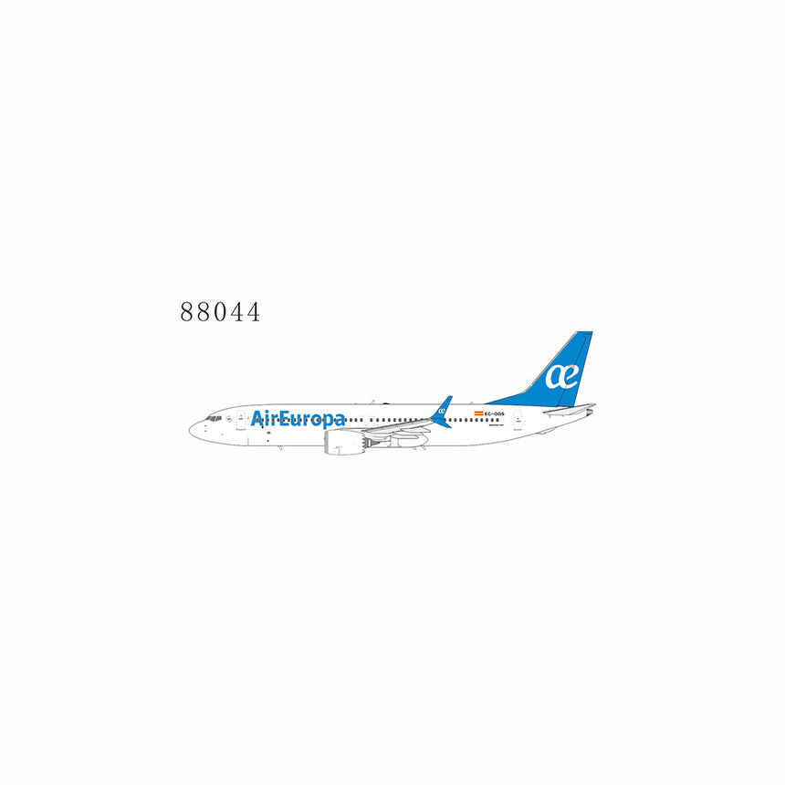 NG Models Air Europa (1st 737 MAX 8 for UX) Boeing 737 MAX 8 EC-OGS 1/400 Aircraft Scale Model