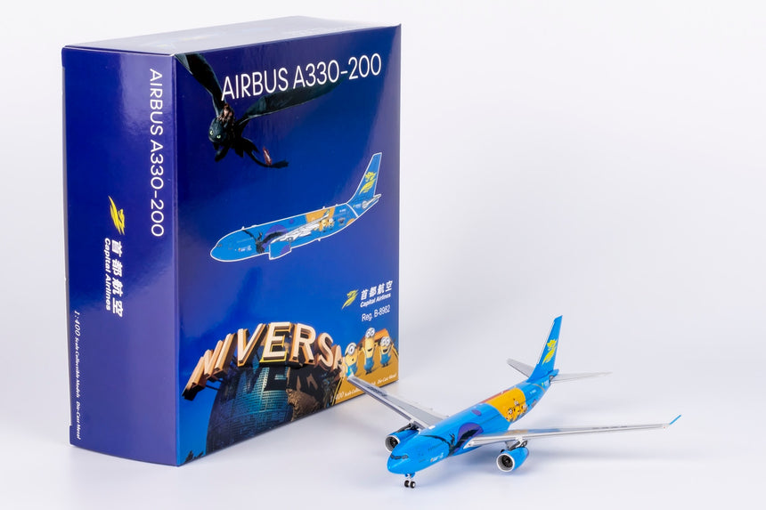 NG Models Capital Airlines "Beijing Universal Resort" Airbus A330-200 B-8982 1/400 Scale
