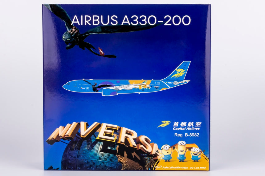 NG Models Capital Airlines "Beijing Universal Resort" Airbus A330-200 B-8982 1/400 Scale