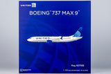 NG Models United Airlines Boeing 737 MAX 9 N37555(Blue Evolution livery; with metal stand) 1/200 Scale