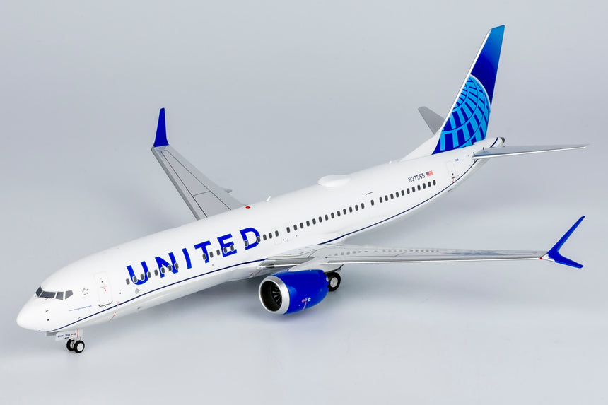 NG Models United Airlines Boeing 737 MAX 9 N37555(Blue Evolution livery; with metal stand) 1/200 Scale