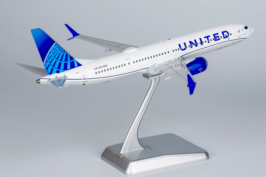 NG Models United Airlines Boeing 737 MAX 9 N37555(Blue Evolution livery; with metal stand) 1/200 Scale