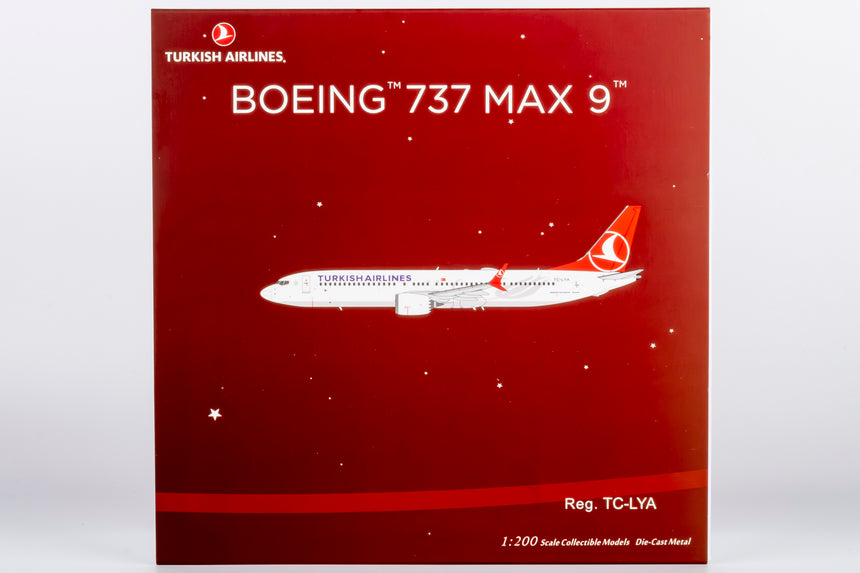 NG Models Turkish Airlines Boeing 737 MAX 9 TC-LYA 1/200 Scale