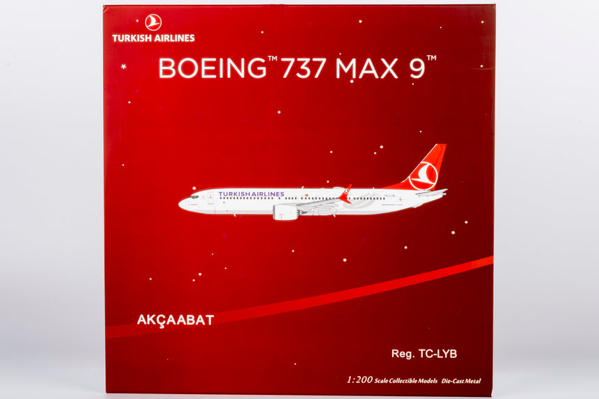 NG Models Turkish Airlines Boeing 737 MAX 9 TC-LYB 1/200 Scale