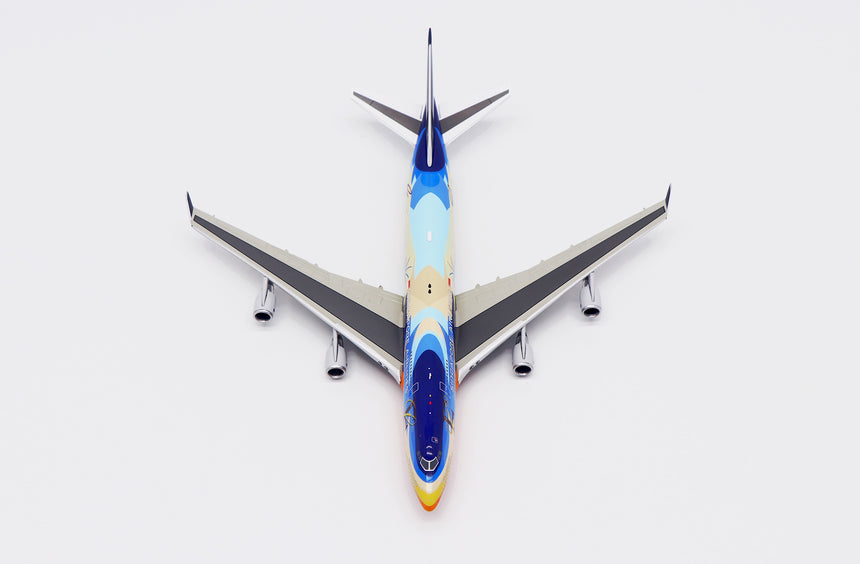 JC Wings Singapore Airlines Boeing 747-400 (9V-SPK) "Tropical" 1/400 Aircraft Scale Model