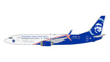 GeminiJets Alaska Airlines Boeing 737-800 N570AS ‘ Honoring Those Who Serve’ 1/400 GJASA2122