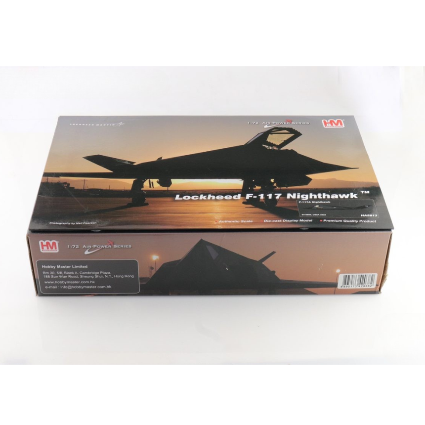 Hobby Master F-117A Nighthawk 84-0809, USAF, 2022 (with Extra 2 x B57 & B61 Bombs) 1/72 Aircraft Scale Model