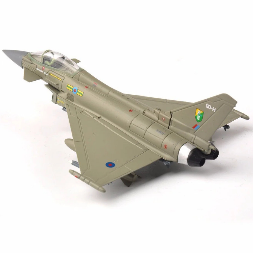 AMS Military RAF United Kingdom 2008 Eurofighter Typhoon F.2 1/100 Aircraft Scale Model