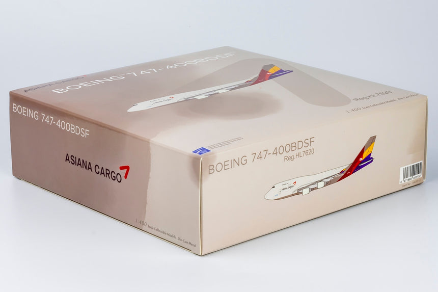 NG Models Asiana Cargo Boeing B747-400BDSF HL7620 Lite Edition 1/400 Scale