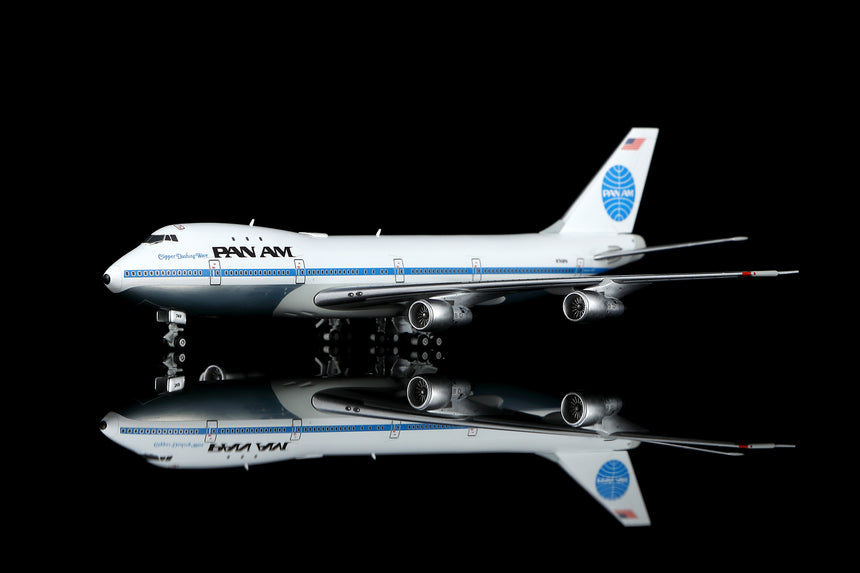 HX Models Pan Am Boeing 747-100 "Clipper Dashing Wave" N749PA 1/400 Aircraft Scale Model