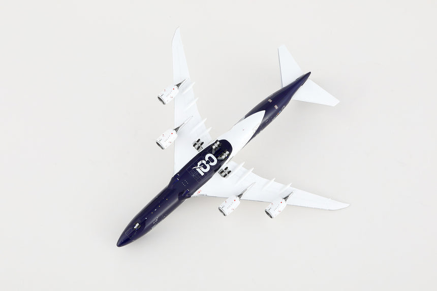 HX Models Lufthansa Boeing 747-8 "100th" Anniversary D-ABYN 1/400 Aircraft Scale Model