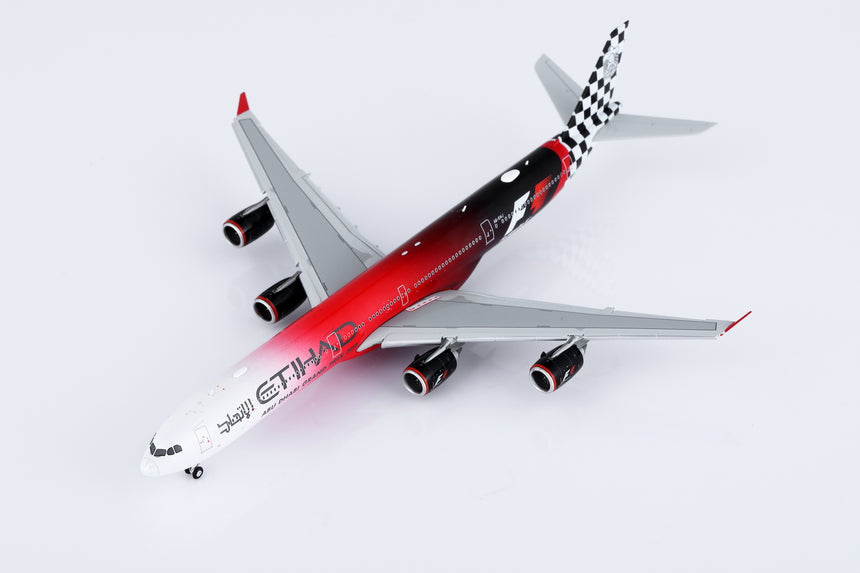 HX Models Etihad Airways Airbus A340-642 A6-EHJ "Abu Dhabi GP 2014" Standard Version 1/400 Scale