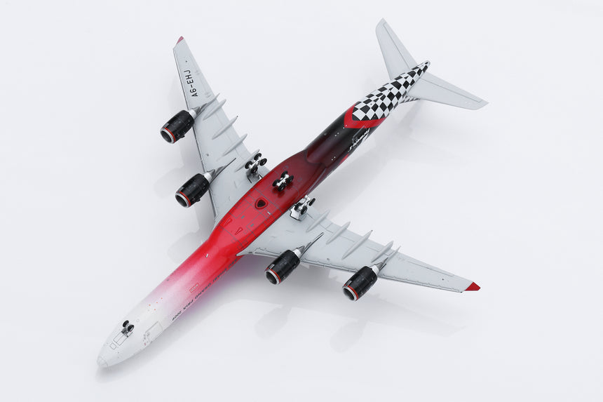 HX Models Etihad Airways Airbus A340-642 A6-EHJ "Abu Dhabi GP 2009" Flaps-Down 1/400 Scale