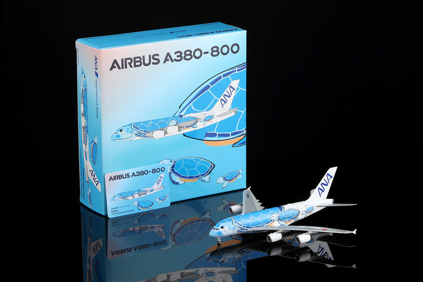 HX Models ANA Airbus A380 "Flying Honu-Lani (Blue Turtle)" JA381A 1/400 Aircraft Scale Model