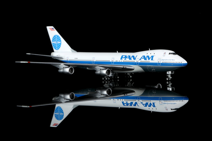 HX Models Pan Am Boeing 747-100 "Clipper Crest of the Wave" N748PA 1/400 Aircraft Scale Model