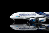 SQ Wings Malaysia Airlines Airbus A380 9M-MNF Flaps Down 1/200 Scale Model