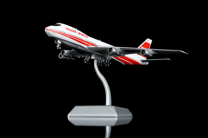 HX Models Trans World Airlines Boeing 747-100 N93107 1/400 Aircraft Scale Model