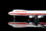 HX Models Trans World Airlines Boeing 747-100 N93105 1/400 Aircraft Scale Model