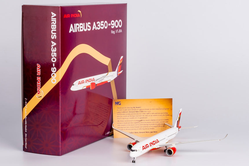 NG Models Air India Airbus A350-900 VT-JRA Lite Edition 1/400 Scale
