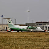 AviationTag Wideroe Dash 8 - LN-WFP Light Green