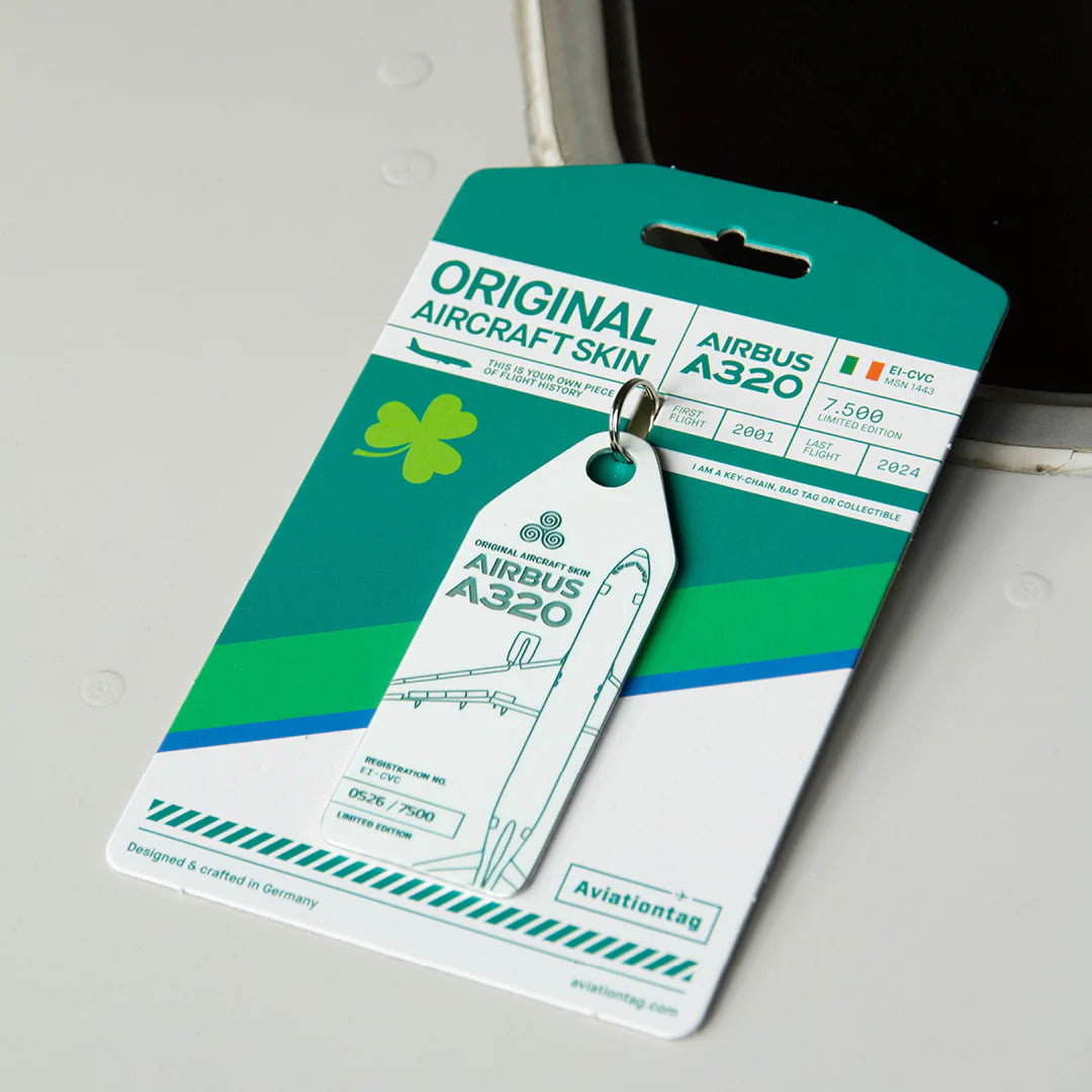 AviationTag Aer Lingus Airbus A320 - EI-CVC White