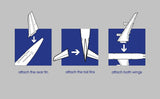 AeroClix Norse Atlantic Boeing 787-9 LN-FND 1/200 Aircraft Scale Model