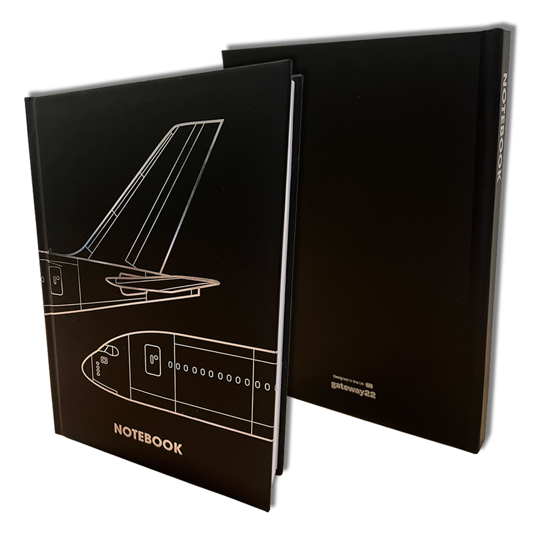 The Aviators Black Notebook - Aircraft Model Store