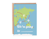 We're going to' Asia and Australia Card With Envelope