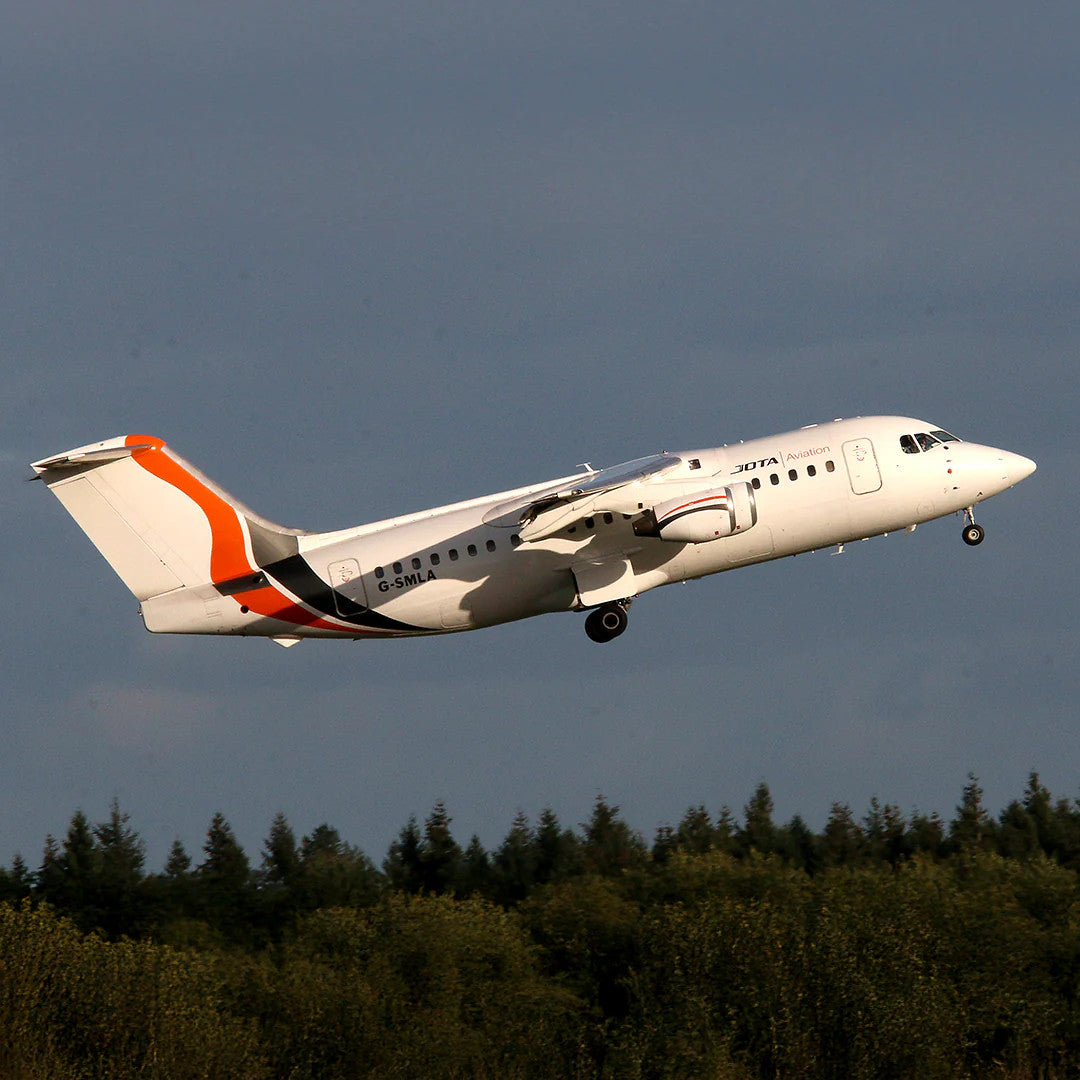AviationTag Jota Aviation BAe 146 - G-SMLA Orange