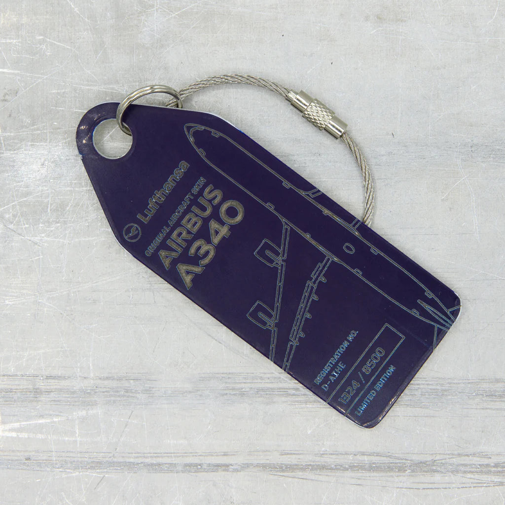 AviationTag Lufthansa Airbus A340 - D-AIHE Blue