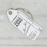 AviationTag Lufthansa Airbus A340 - D-AIHE White D-AIHEW