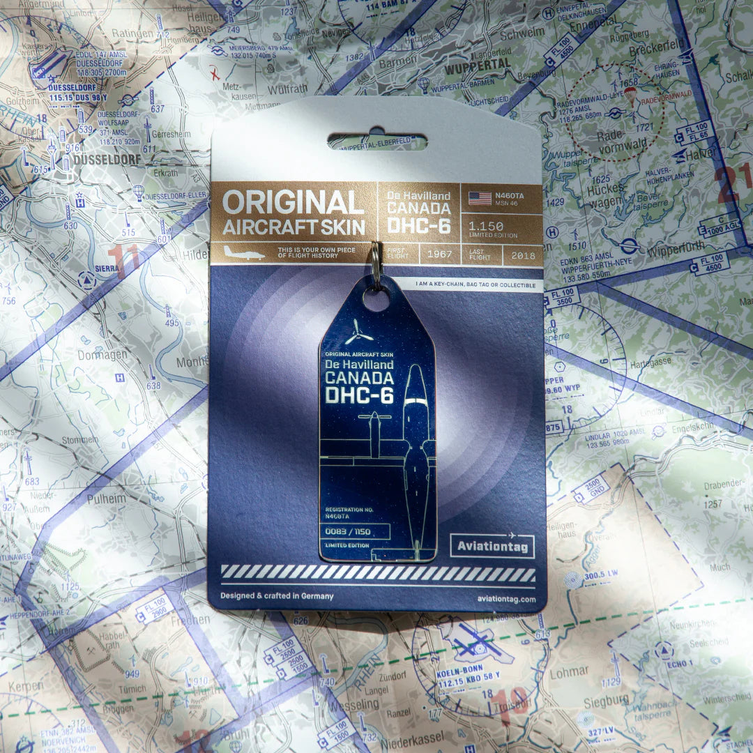 AviationTag De Havilland Canada DHC-6 - N460TA Dark Bliue